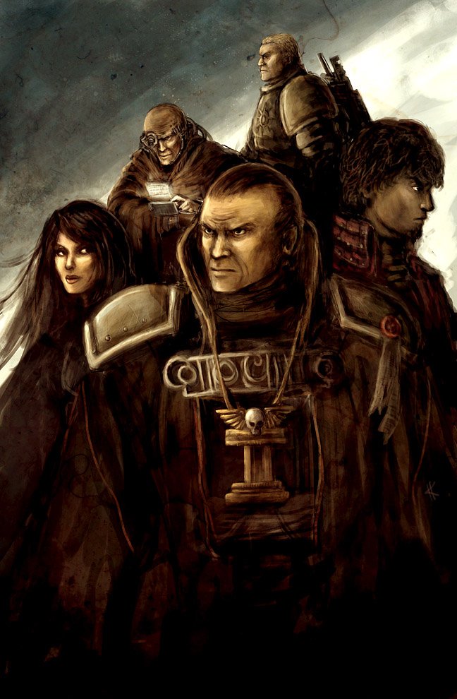 art_warhammer's tweet photo. Two very different but both really nice interpretations of Gregor Eisenhorn.  #warhammer40k #warhammer40000 #WarhammerArt https://t.co/SMDOVU3Wsb