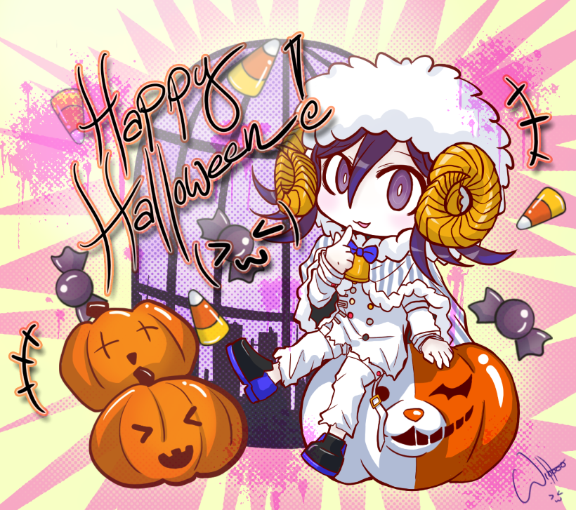 AiAorta's tweet photo. Spooky month!! 🎃💜 https://t.co/pzElBx2Lq9
