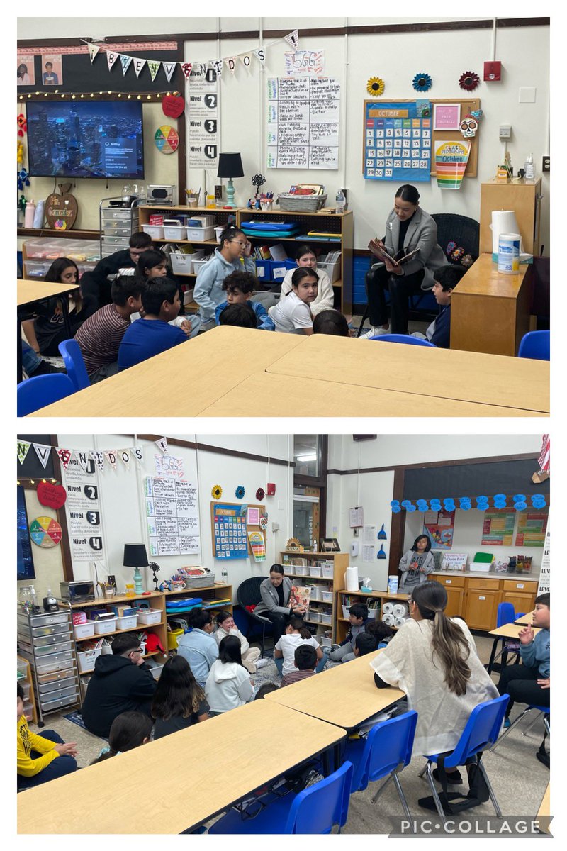 Thank you to guest reader, Mireya Guzman, who joined 5GG to share her experience as a first generation student and as one of the few Latina women in finance. So inspirational! <a href="/ms_kgonza/">Karina González</a> <a href="/JSuchyEmerson/">Jean Suchy</a> <a href="/EmersonD100/">EmersonD100</a>