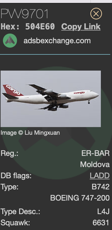 MAPlaneSpotters's tweet photo. #ERBAR, Boeing 747-200 habituellement utilisé par les Émiratis et en provenance des Émirats arabes unis, vient d'atterrir vers 23:17 à l'aéroport de Marrakech. Vidéo de l'atterrissage ci-dessous, filmée à l'instant par nos soins https://t.co/sNZ3q9iIfR