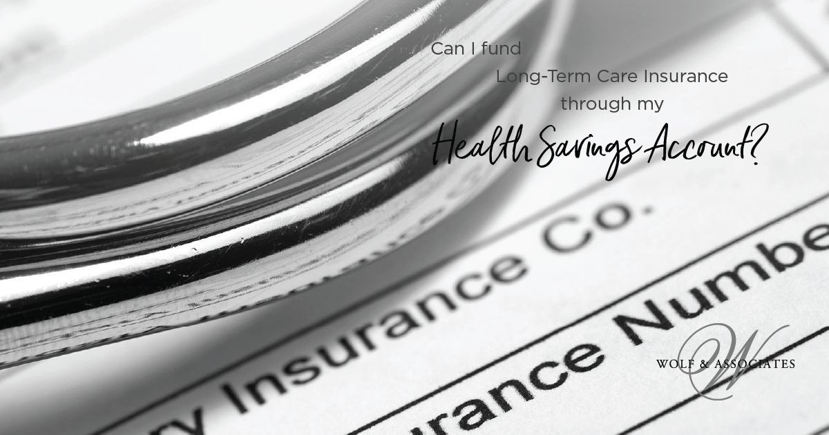AgingPlanLTC's tweet photo. CAN I FUND LONG-TERM CARE INSURANCE THROUGH MY HEALTH SAVINGS ACCOUNT(HSA)?

HSA is a savings vehicle designed to allow tax-deductible funds to be set aside for payment of health care expenses, income tax-free.

https://t.co/M355WpBYyq

#AgingPlan #MyAgingPlan #WolfLTC https://t.co/hQzJailhhR