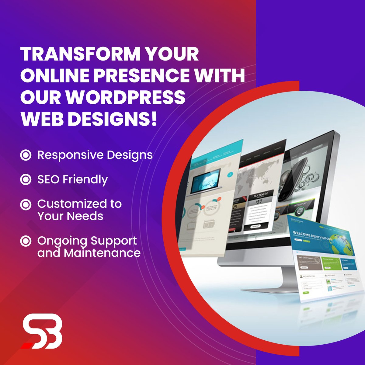 sumitbrands's tweet photo. Let us redefine your online presence with a website that truly reflects your brand and is optimized for conversions! 🌟#WordPressDesign #WebDevelopment #ResponsiveDesign #SEOFriendly #CustomWebDesign #SumitBrands #WebDesignServices #BusinessWebsite #DigitalPresence https://t.co/vtzO4edwTX