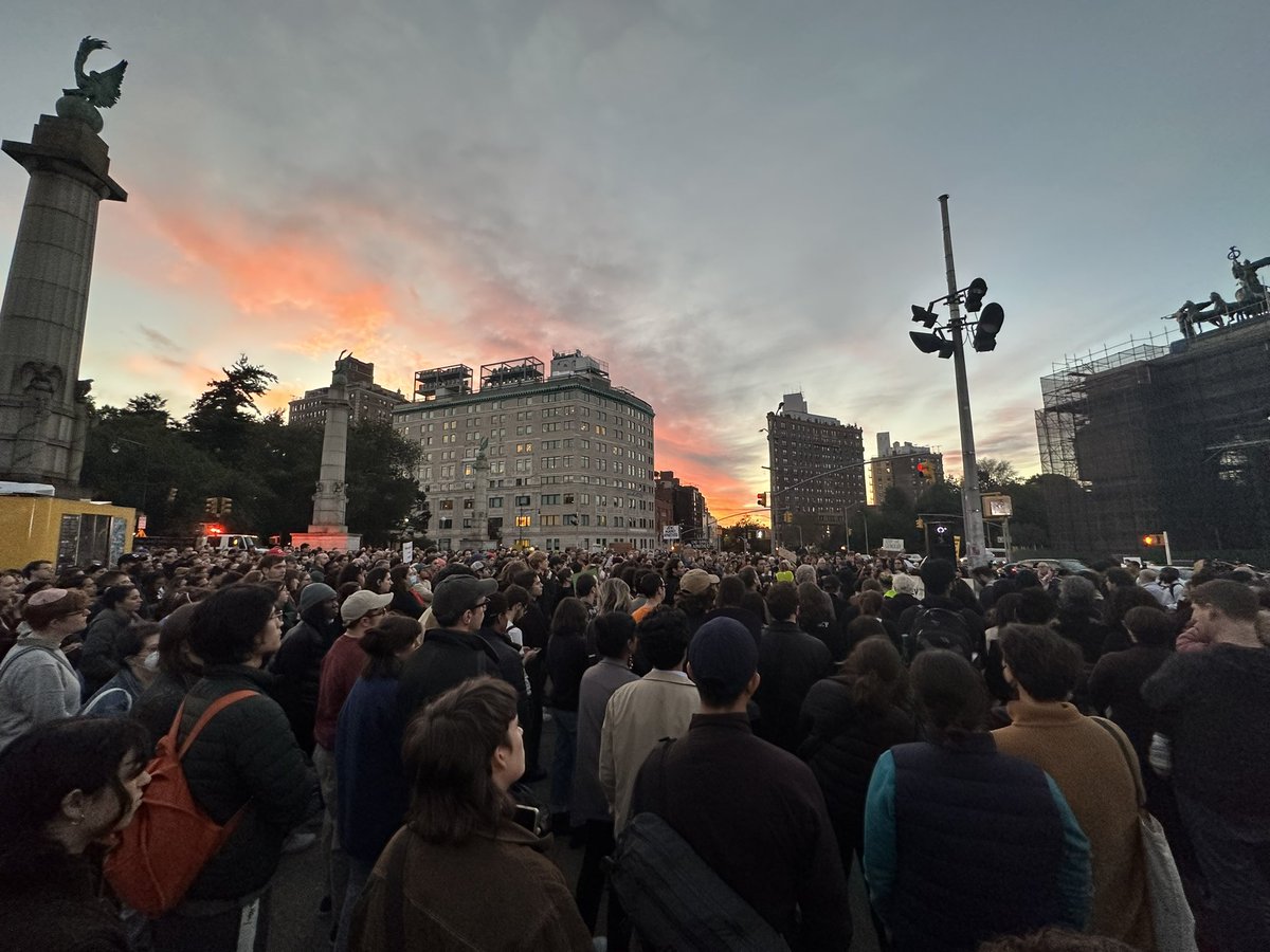 There are over a thousand American Jews in Brooklyn tonight saying we refuse to let our grief be weaponized to justify a genocide in Gaza.