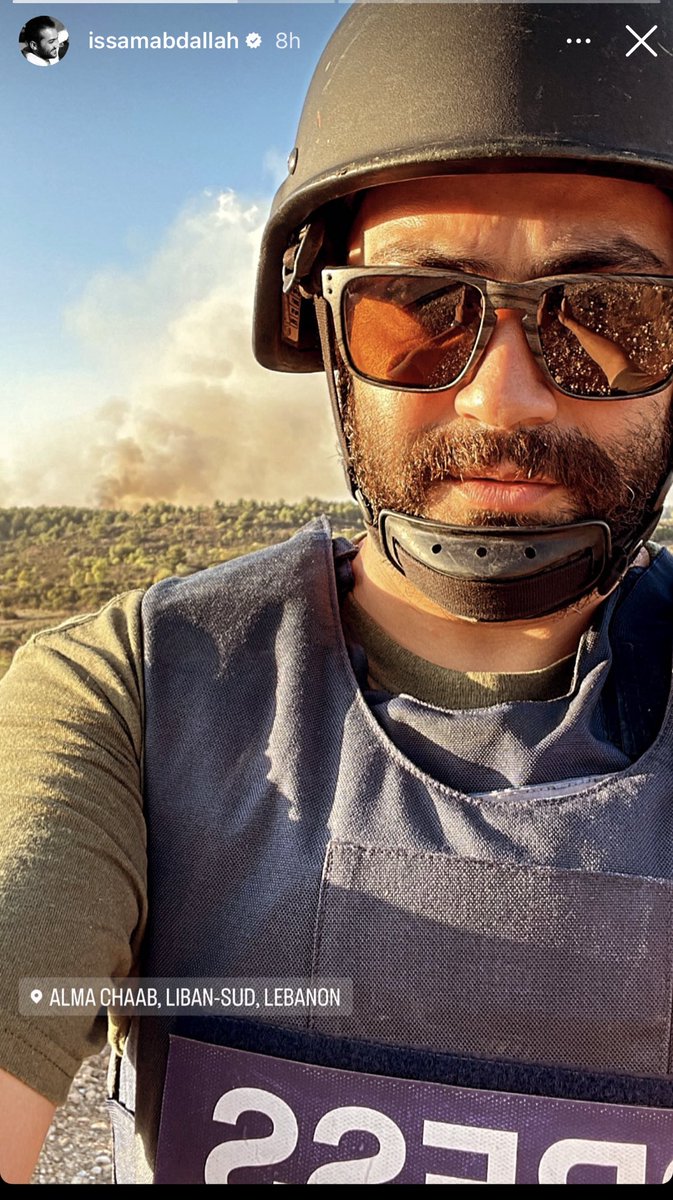 Issam was the sweetest colleague. He let me take a kitten I was nursing on assignment once, and made it a bed in his helmet. But he always reminded me, whenever I got careless: “Our goal is to cover the news, not become it”. I am so sorry this happened to you my dear Issam. RIP.