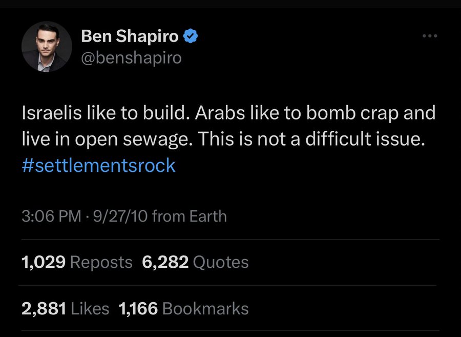 Dimlight222's tweet photo. Israelis like to bomb crap and live in open sewage. Arabs like to build, and this is not a difficult issue.
#settlementsrock https://t.co/SOXHqOoUIi