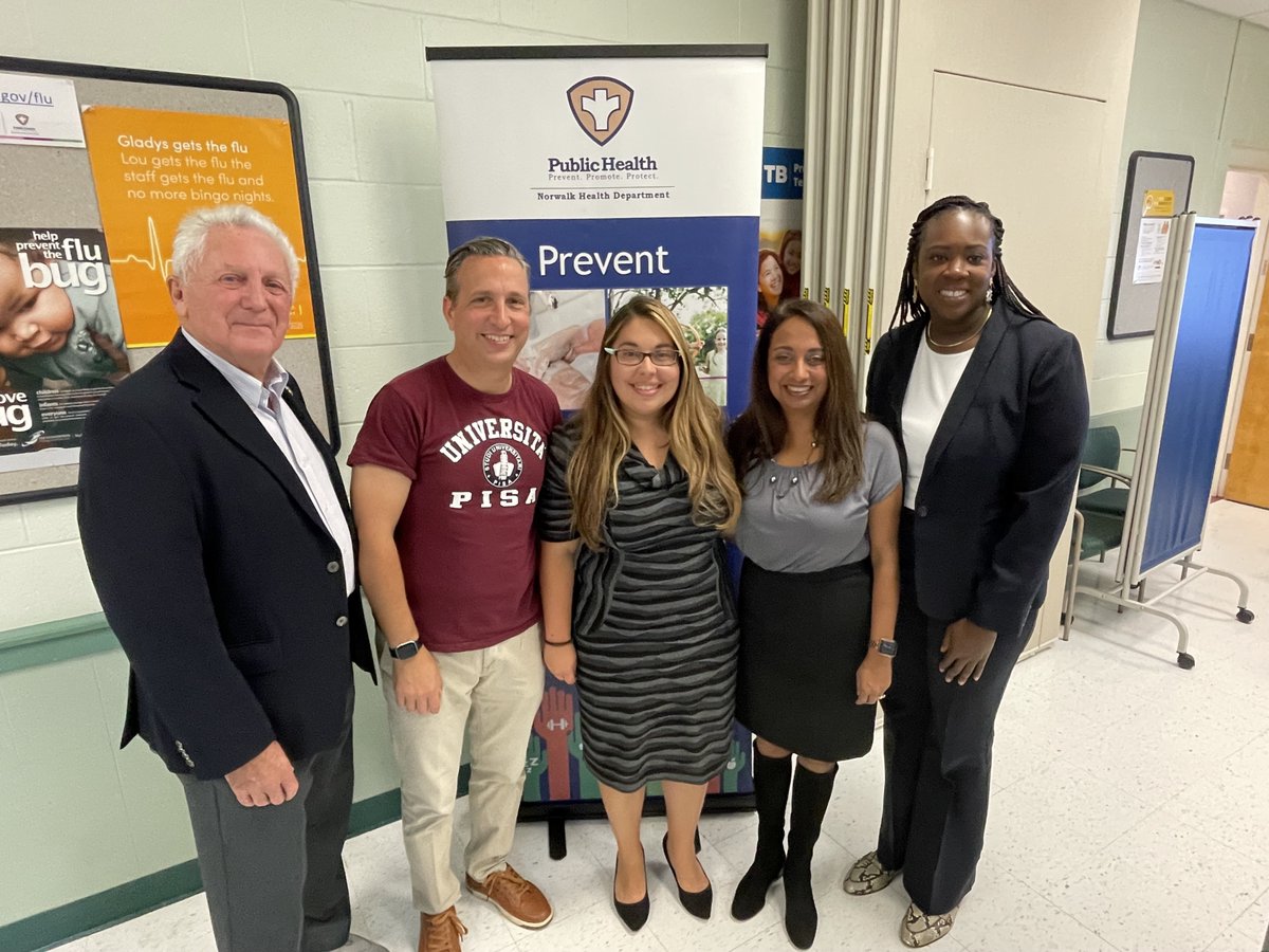 Commissioner Manisha Juthani, MD, and DPH Deputy Commissioner Lisa Morrissey, MPH, spoke at a news conference on Friday at the Norwalk Health Department about the importance of residents receiving their flu vaccine. To get your flu vaccine, please visit vaccines.gov .