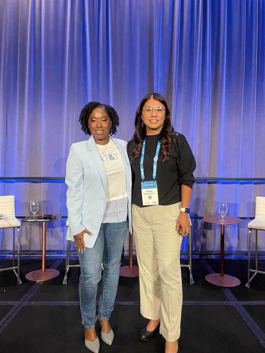 Deniz101's tweet photo. Five years ago during my job interview at AT&amp;T I thought about traveling to headquarters. Yesterday, I was at AT&amp;T headquarters for the first time and today I was able to be part of the Employee Group Conference. Proud 2 B part of this top worldwide company. #LifeAtATT #ATTEGC23 https://t.co/Fxa4qnpjX8