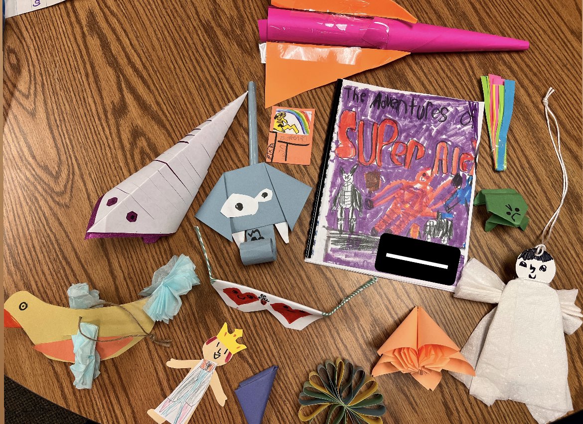 ABsfuaxh's tweet photo. Today was Store Day: conclusion to our #Economics Unit. Students made &amp; sold products made from paper - seeing supply &amp; demand in action. They also got to be consumers, practice financial responsibility, &amp; budgeting.
So fun but so tiring as the teacher. Time for rest. #3rdgrade https://t.co/oiKSxSkJQC