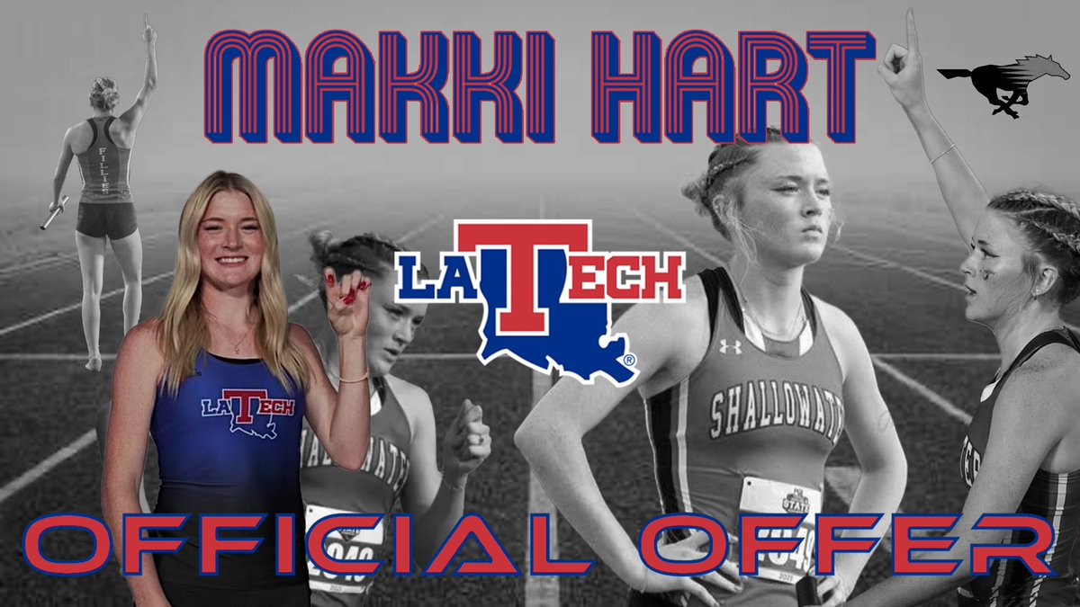 makki hart (@makkihart11) on Twitter photo Excited to announce I have received an official offer to run track at Louisiana Tech. Thank you <a href="/BJohnsonoly/">Brian_JohnsonOLY</a> and <a href="/GeorgeCleare/">George Cleare</a> for this incredible offer. <a href="/LATechSports/">LA Tech Sports</a> <a href="/ShallySportsNet/">Shallowater Sports Network</a> <a href="/CollieronTV/">A David Collier</a> <a href="/pchristy11/">Pete Christy</a> <a href="/806hsscmedia/">Jasone Pearson</a> <a href="/KaleSteed/">Kale Steed</a> Excited to announce I have received an official offer to run track at Louisiana Tech. Thank you <a href="/BJohnsonoly/">Brian_JohnsonOLY</a> and <a href="/GeorgeCleare/">George Cleare</a> for this incredible offer. <a href="/LATechSports/">LA Tech Sports</a> <a href="/ShallySportsNet/">Shallowater Sports Network</a> <a href="/CollieronTV/">A David Collier</a> <a href="/pchristy11/">Pete Christy</a> <a href="/806hsscmedia/">Jasone Pearson</a> <a href="/KaleSteed/">Kale Steed</a>