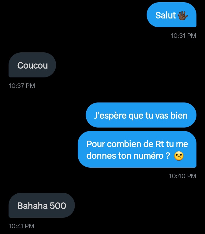 Mamaaadouuu's tweet photo. Gars yi on peut le faire 
500 RT 😭❤ https://t.co/85lI33V2eX