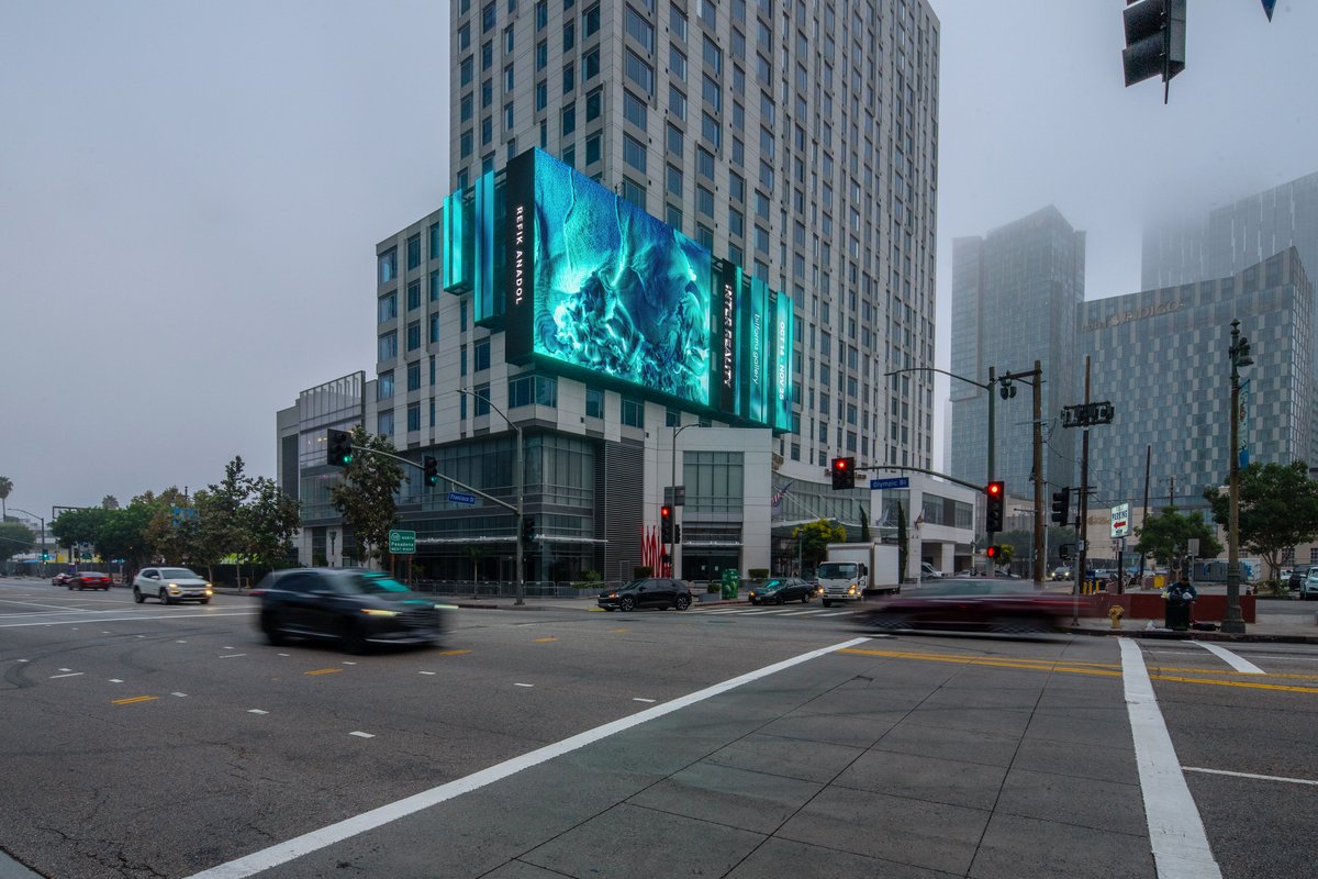 INTERREALITY (@_interreality) on Twitter photo .<a href="/standard_vision/">StandardVision</a> is currently featuring 4 artworks from the upcoming exhibition INTERREALITY on the large-scale digital display at the Courtyard Marriott LA Live in downtown Los Angeles .<a href="/standard_vision/">StandardVision</a> is currently featuring 4 artworks from the upcoming exhibition INTERREALITY on the large-scale digital display at the Courtyard Marriott LA Live in downtown Los Angeles