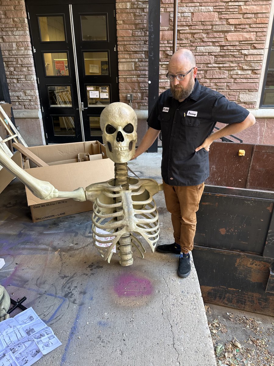 lest you thought we were joking about the skeleton
