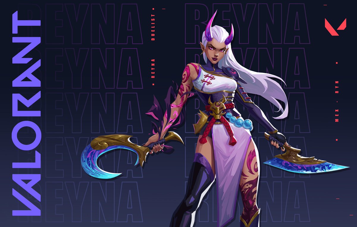SamanthaJanArt's tweet photo. Spirit Blossom Reyna :) #Valorant #Reyna https://t.co/QIQcI5Qiw8