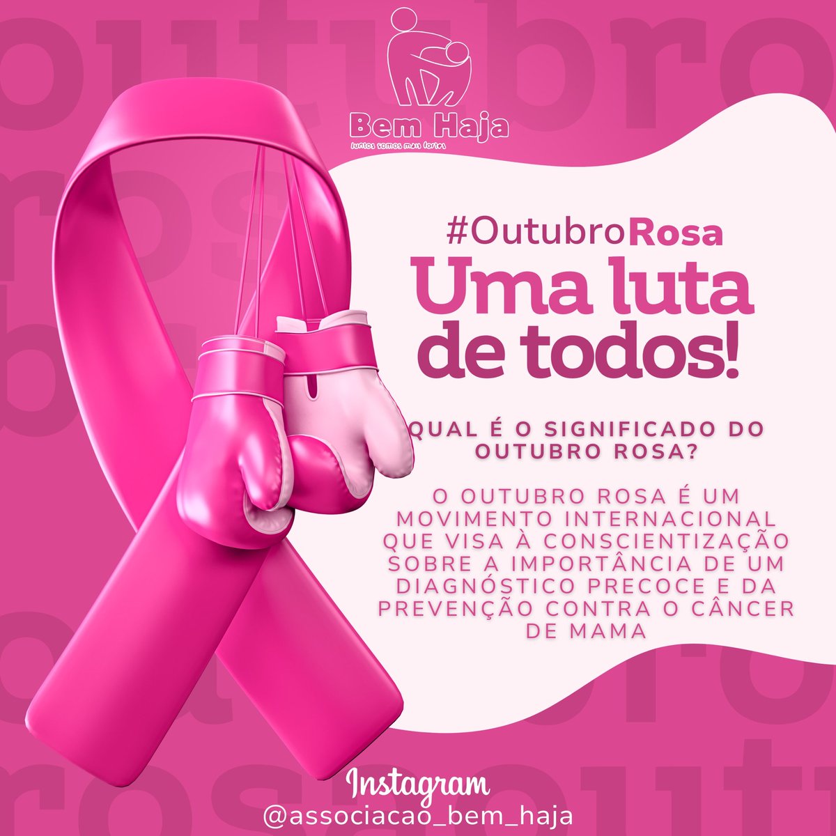 A_bemhaja's tweet photo. Outubro rosa 🌸
Uma luta de todos! 

Juntos vamos lutar contra o câncer de mama.

#outubrorosa #lutacontraocâncerdemama #saude #bem_haja #juntossomosmaisfortes #angola https://t.co/JzM4wDnGdm