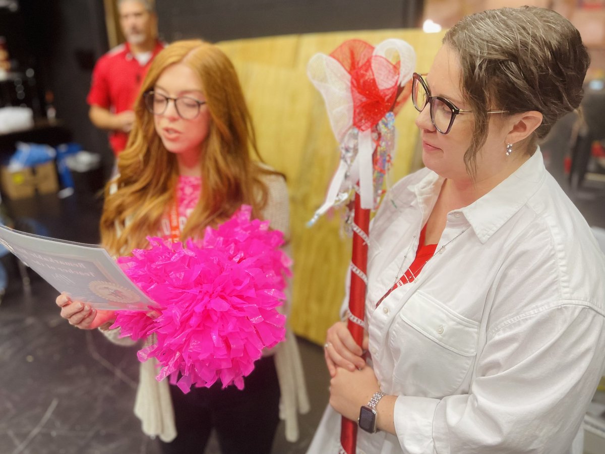 NISDTaft's tweet photo. We debut this week’s Remarkable Raider, Mrs. Amanda Pyle🎭

Mrs. Pyle uses her extraordinary talents to play an integral role in our students to be imaginative, &amp; maximize their fullest potential under the stage lights and well beyond the classroom.

#RemarkableRaider #Theater https://t.co/8xX51mlB7a