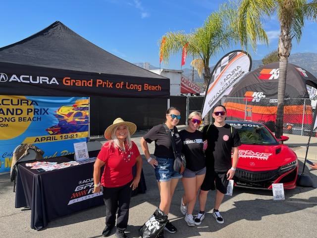 Come to the @FormulaDrift season finale this weekend at @Irwindale_Spdwy and visit our booth near the paddock to see the official @acura NSX pace car and enter to win tickets to the 2024 Grand Prix. Starts tonight at 4:30 pm and continues tomorrow at noon! #AGPLB #formuladrift