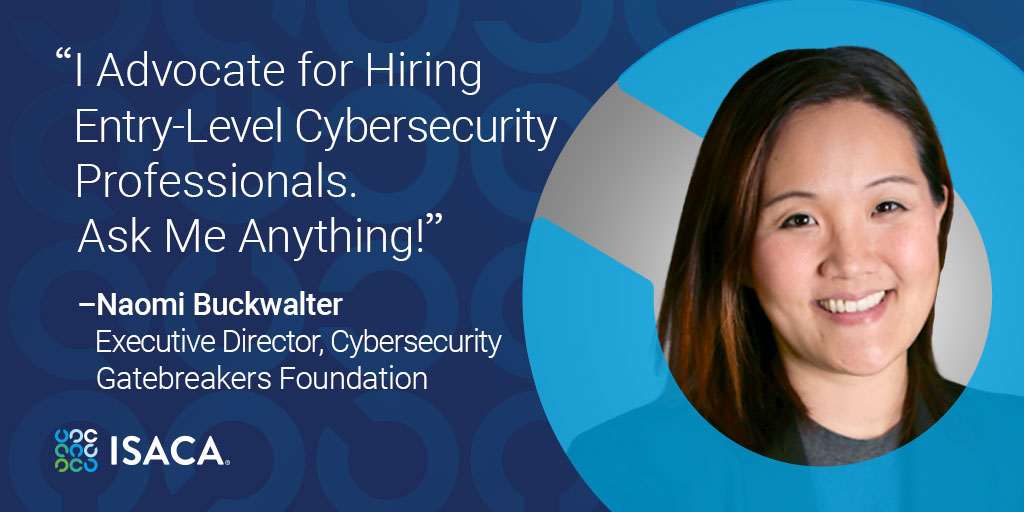 ISACANews's tweet image. Don’t miss our upcoming Ask Me Anything with Naomi Buckwalter from 30 Oct-3 Nov in the Engage #SheLeadsTech Forum. She is the director of product security for Contrast Security and founded the Cybersecurity Gatebreakers Foundation. #AMA Register: bit.ly/3Qc4sw0