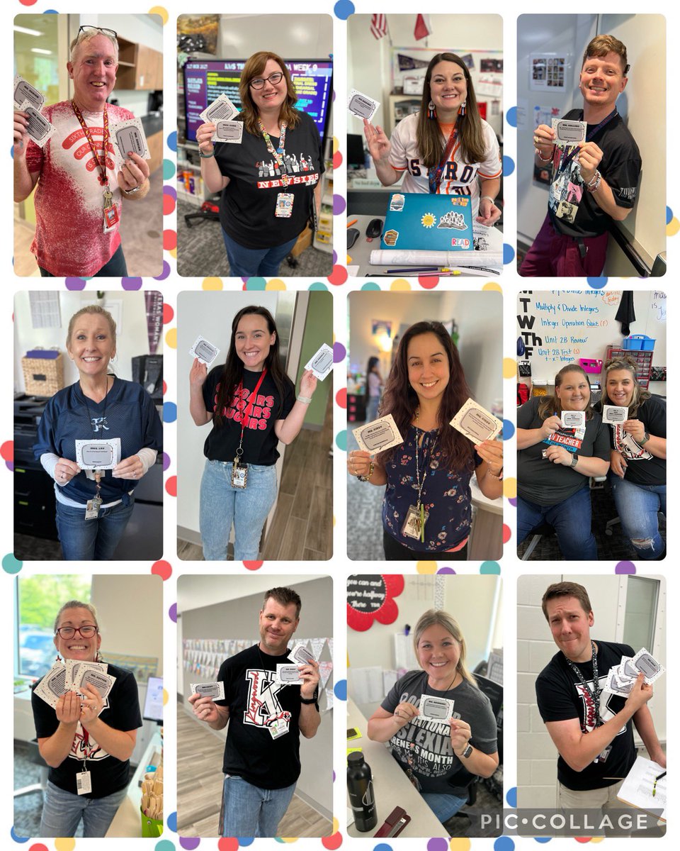 Happy Fri-Yay!🎉 Shout outs from lots of sweet 6th graders were delivered to lots of great teachers!❤️ #KMSCougarPride 🐾