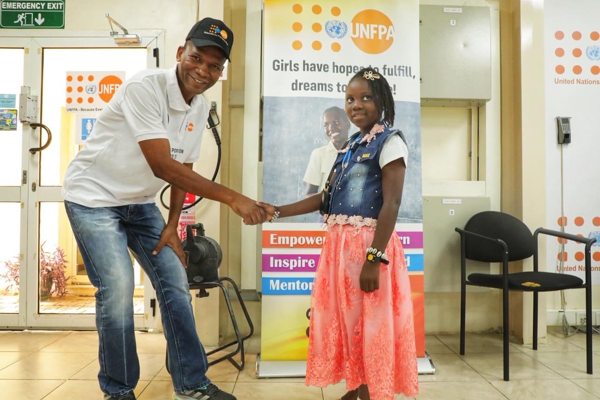 abilio_alfeu's tweet photo. “Invest in Girls’s Rights, Our Leadership, Our Well-being”! A Primary-three girl #took_over the #management of ⁦@UNFPASouthSudan⁩ during the celebration of #InternationalDayGirl. Let’s empower our girls to be change-makers &amp; #Leaders of the #future. https://t.co/uSspzA6wpk