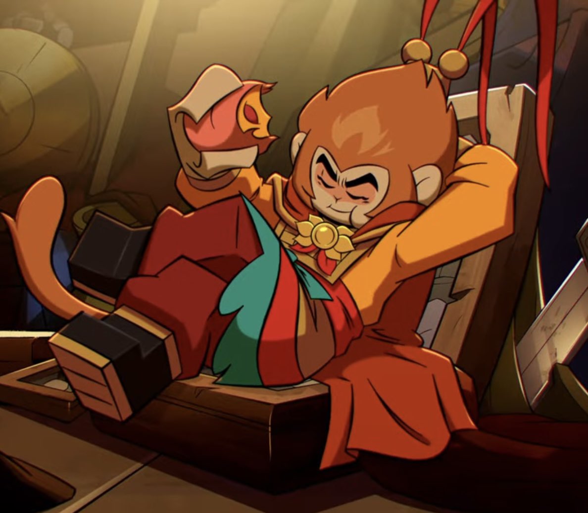 MONKIEMENTOR's tweet photo. i am the better wukong afterall https://t.co/acNujytAPY