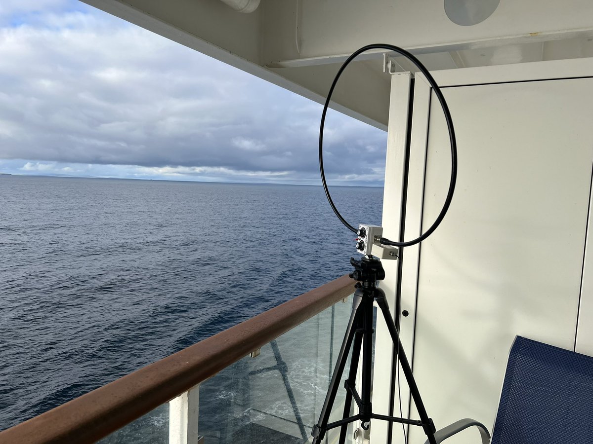 KD2LJR's tweet photo. Made an FT4 contact with KD2GIY back to the US from the Orkney Islands of Scotland. Using a loop antenna and 8 watts from the Xeigu 6100. https://t.co/Pkay3kbRNQ