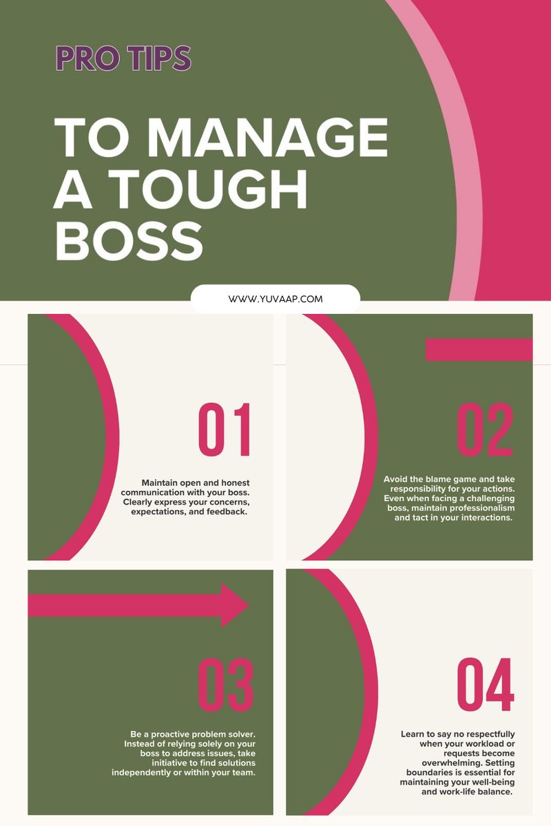 YuvaapOfficial's tweet image. 🤔 Ever had a tough boss? Check out these Strategies to Transform Your Work Life! 💼 #WorkLife #BossManagement

Know more: yuvaap.com/blogs/how-to-m…

 #WorkLifeTips #WorkLifeBalance #CareerSuccess #CareerTips #CareerGrowth #yuvaap