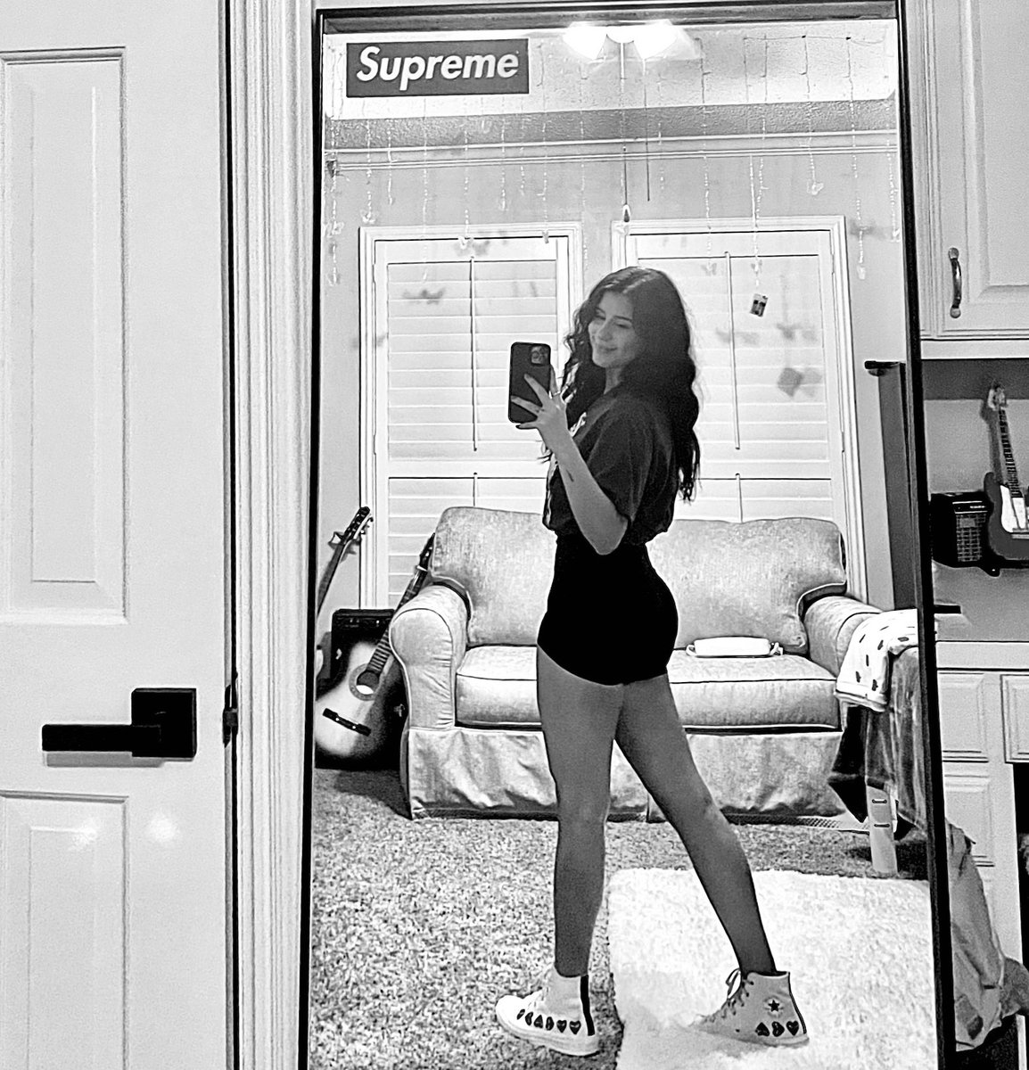 Black and white