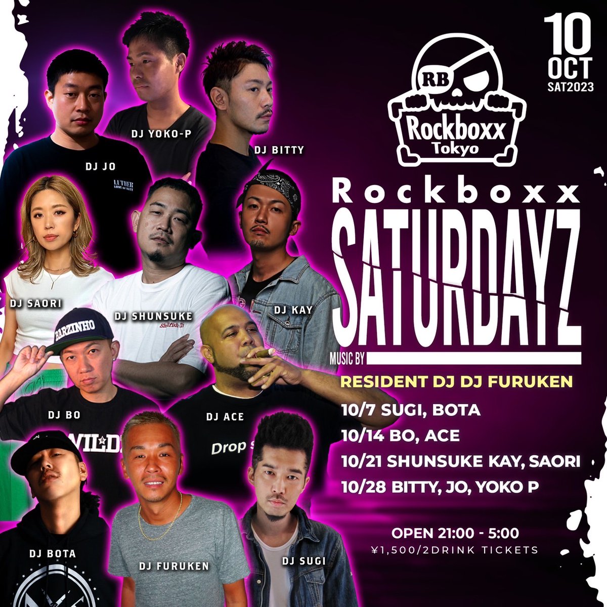 DJBOjapan's tweet photo. ブログアップ『Rockboxx Saturdayz @ Rockboxx in 立川』
https://t.co/VOm8YSUkP9
#Rockboxx
#RockboxxSaturdayz
#立川
#Tachikawa
#HIPHOP
#RnB
#Reggae
#Club
#DJBO https://t.co/OKmxQwbI9H