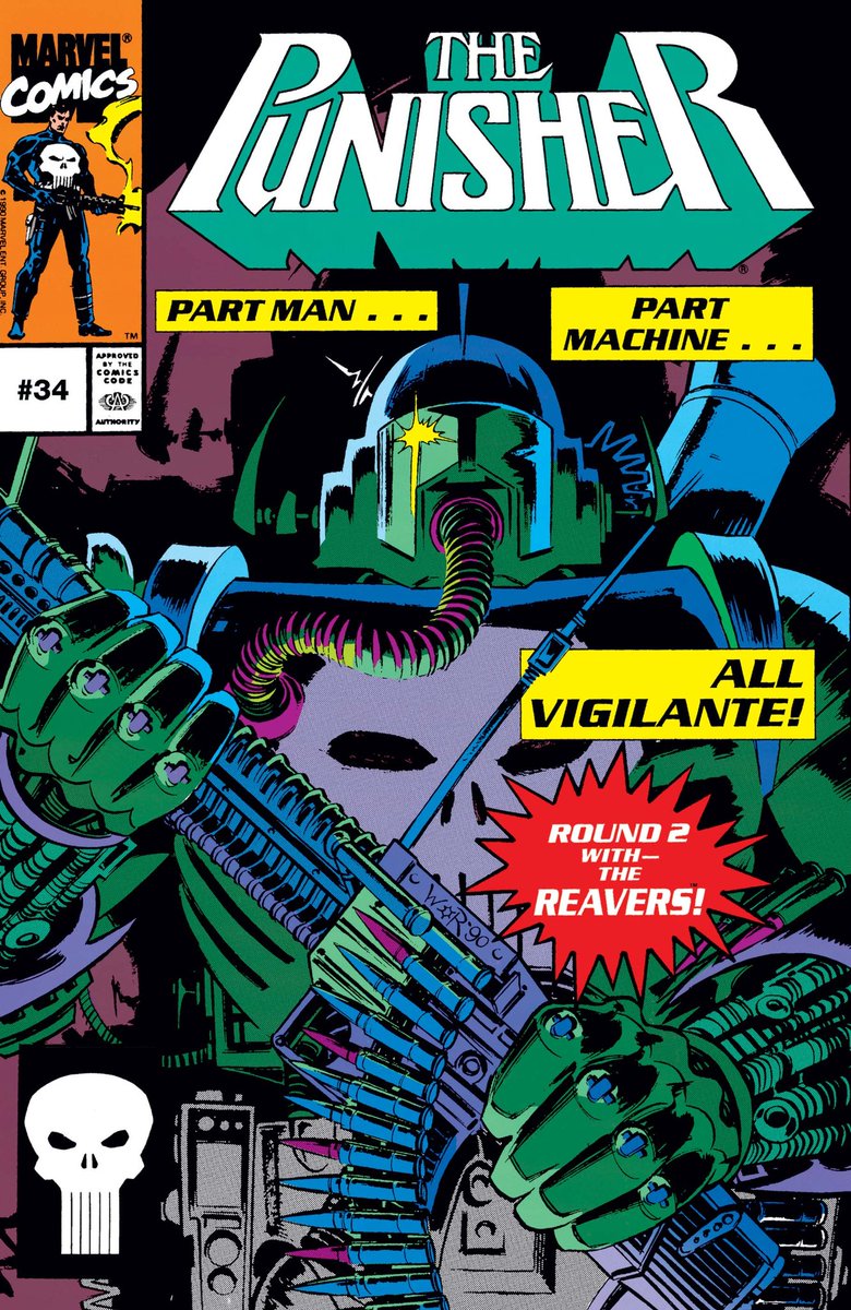 The Punisher #34 - Exo-Skeleton released by Marvel on June 1990 #SaturdayVibes #comicbooks #MarvelNYCC #MarvelComics