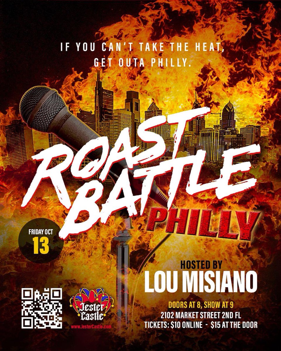 rustyjawn's tweet photo. @Mikey_Scotto @dru_montana47 @Naim__Ali @timbutterly @mikerainey82 @RobCrewsComedy @shwangardini @ratboyjames Ayoo me a DM dawg! Me and @LouMisiano literally just wrapped up our 2nd show tonight for the Philly iteration of @RoastBattle https://t.co/RMUjIPsYE2