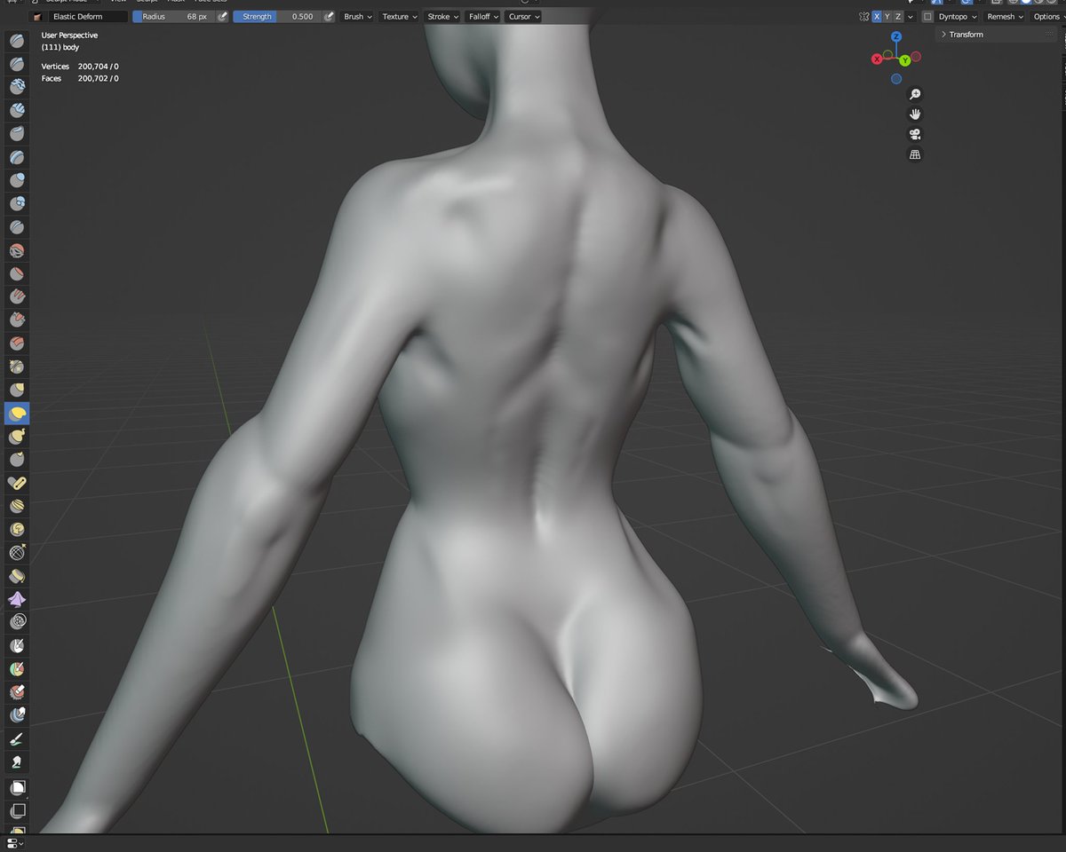 Sharing my first 3D model sculpture! Still in progress but I'm so happy with the results 😊

#art