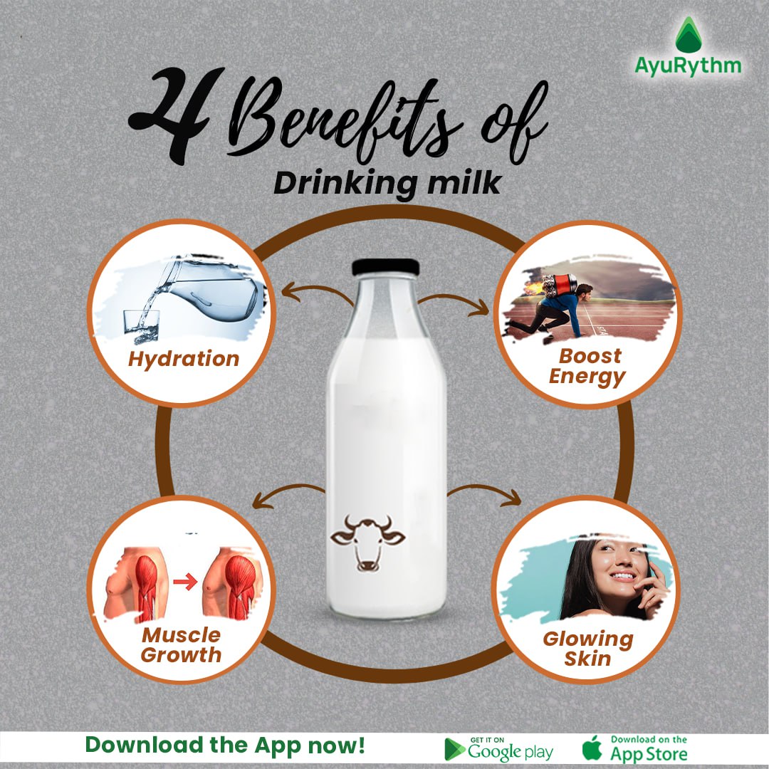 Whether you enjoy it in your morning coffee, cereal, or as a post-workout recovery drink, milk packs a punch in terms of nutrition. Cheers to the white gold of nutrition! 🥛💪
#AyuRythm #MilkBenefits #NutrientPowerhouse #HealthyChoices #stayhealthy #StayStrong #milk #information