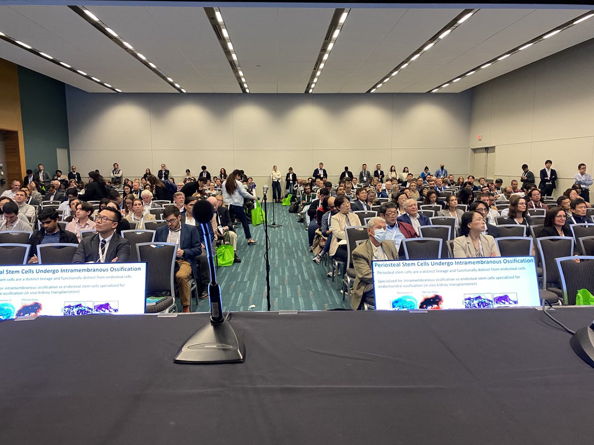 BryaMatthews's tweet photo. View from the chairs’ table at the skeletal stem cell session this morning #ASBMR2023 https://t.co/YWSKBFp4mb