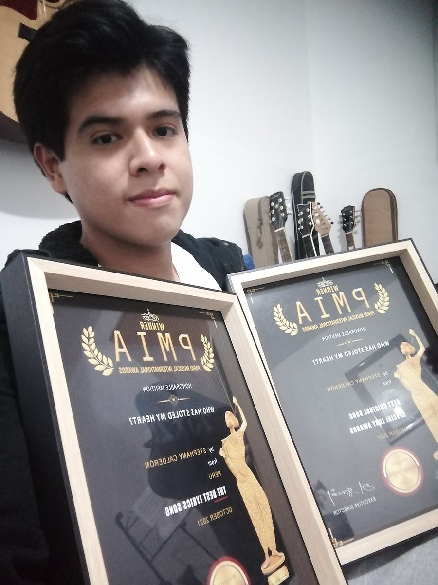 Two years ago, won 2 PMIA international awards from India 🇮🇳 for 'Who Has Stolen My Heart?' music and lyrics 🎵🏆 This milestone opened new career doors, forever grateful. ✨

#FilmMusic #PMIA #FilmScoring #ScreenScoring #MadeInPeru #filmmaker
