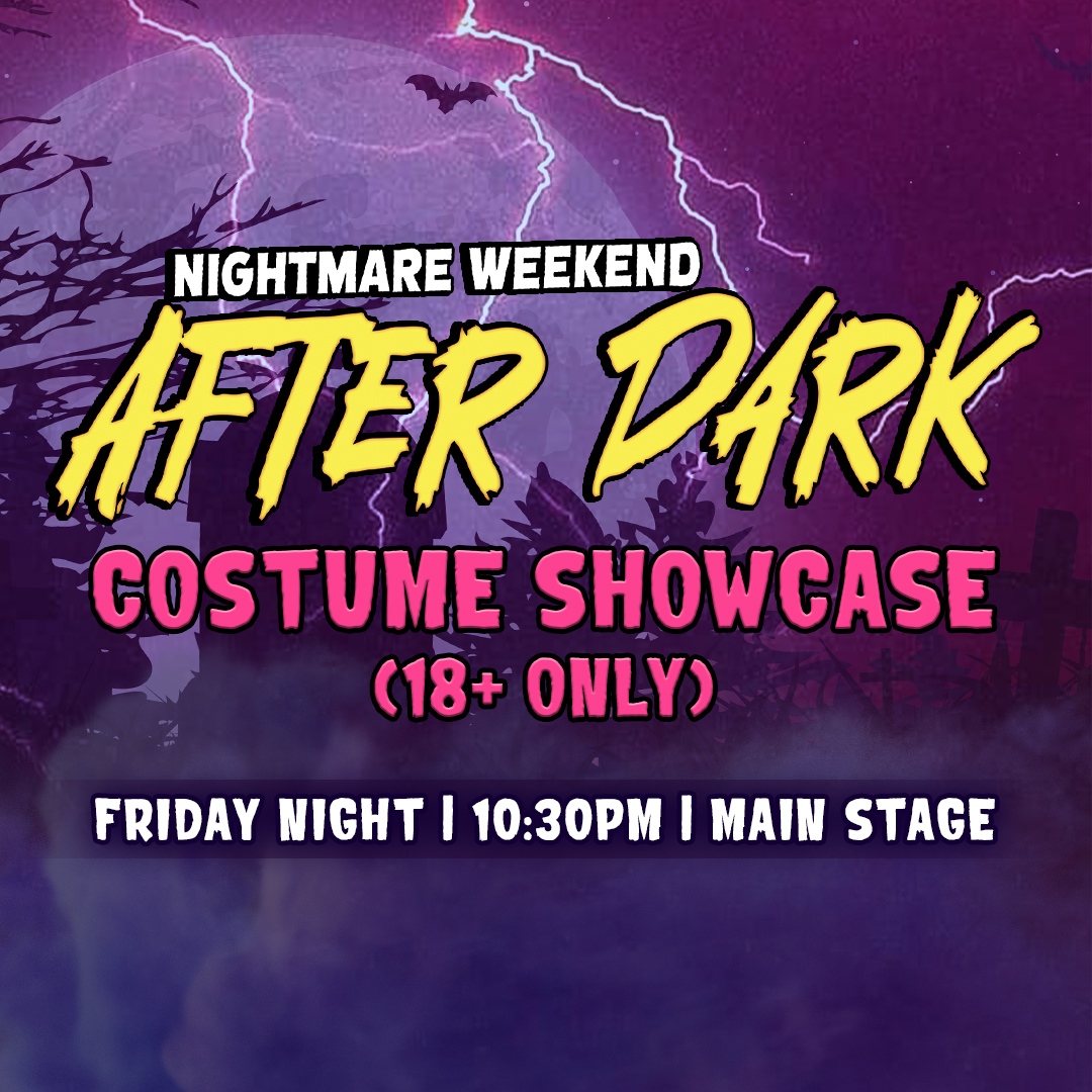 Come see the sexy side of cosplay! Happening on the Main Stage TONIGHT at 10:30pm!

Purchase After Dark Experience tickets and get reserved seating, exclusive swag &amp; more! nightmareweekend.info/eventsrvafb

#NightmareWeekendRichmond #NightmareWeekend #ComicCon