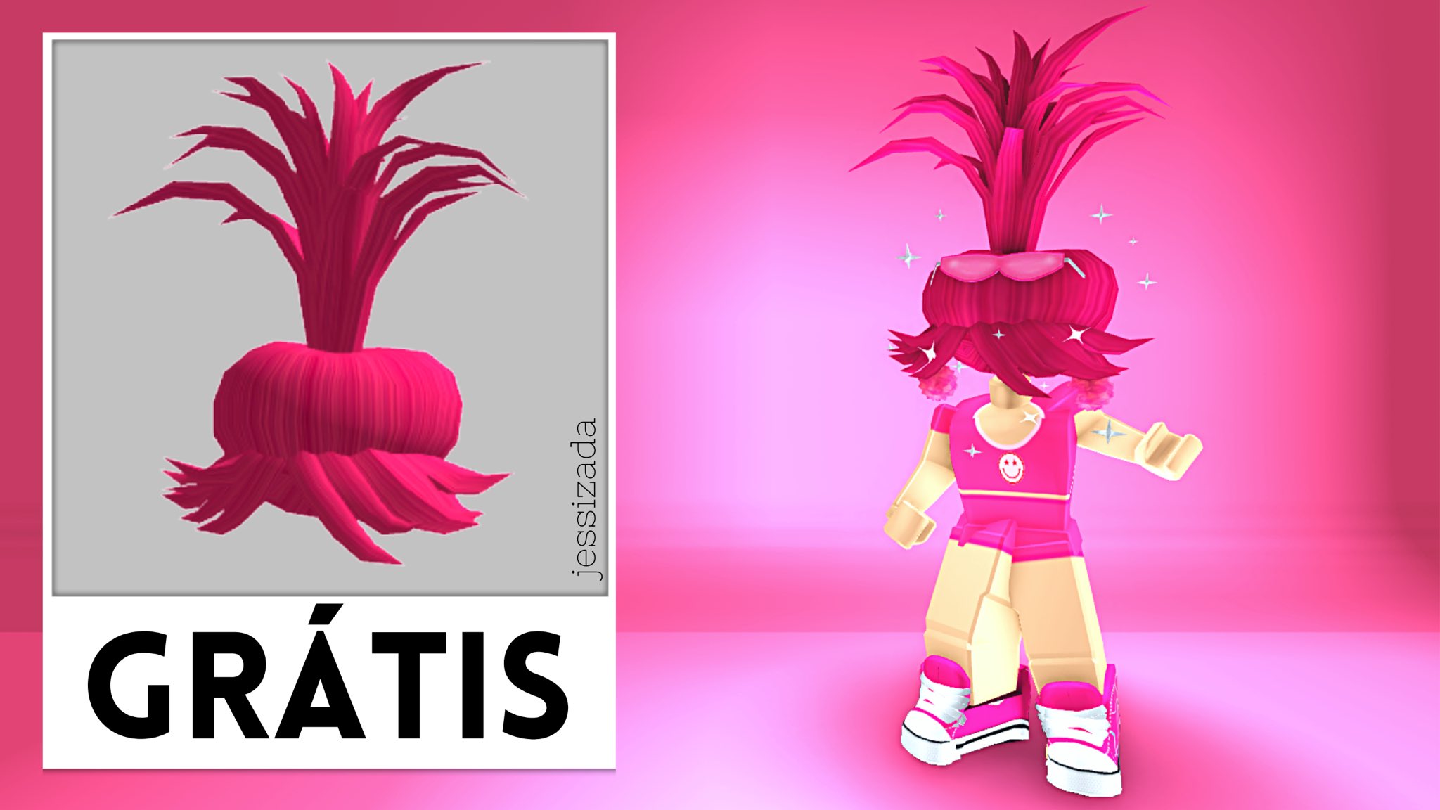 jessizada on X: 👾 COMO GANHAR ESSE CABELO GRÁTIS LIMITED NO ROBLOX 👾  🎀Link:  🎀Discord:  #roblox  #robloxugc #robloxugcgratis #robloxugcfree  / X