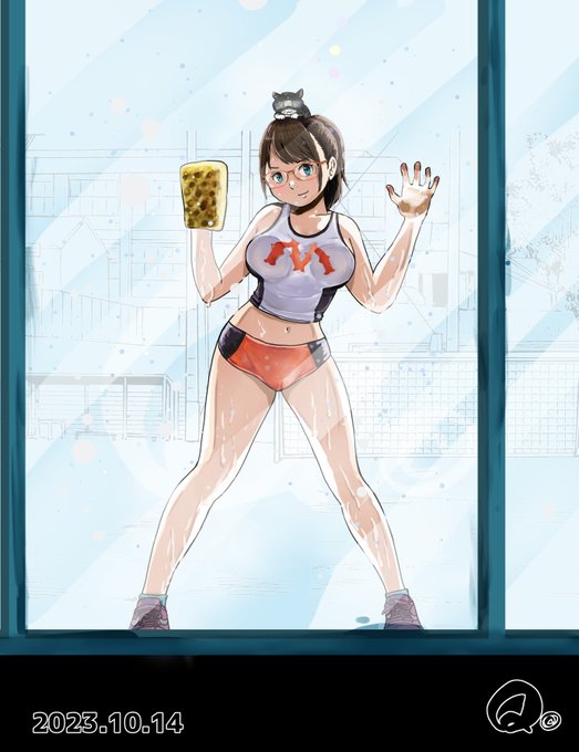 10/14㊏のモカちゃん
アスリートモカちゃんが窓ふきサービスしてくれるっていう…😱 