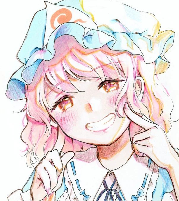 ゆゆみょんちゃんの色紙。かわちいね!