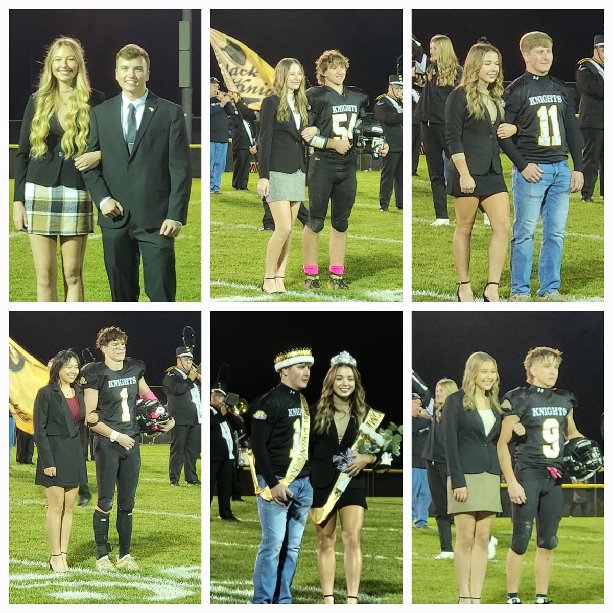 Congratulations to the @MV_Knights Homecoming Court #MVProud 🤍🖤