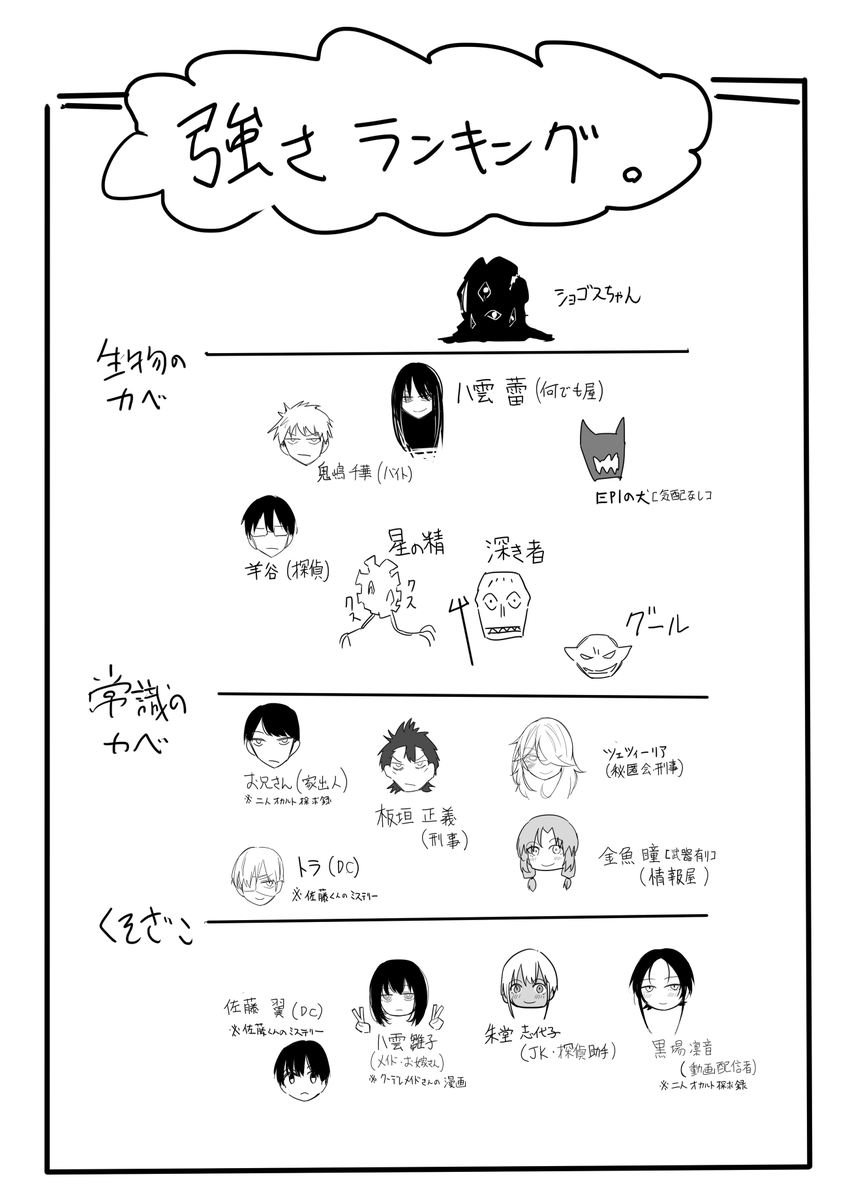 原稿できてるんですけど、心の余裕のために今週はお休みです。
おまけ 