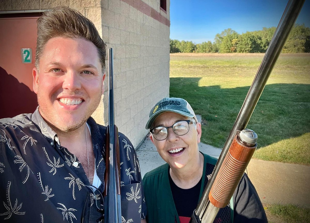 McClellandShane's tweet image. Decided our next culinary adventure is going to be duck. And since it’s coming up on duck season, we thought we’d try our hand at bagging a few ourselves.

First step in our ~2 week crash course is shooting skeet.

Went well considering I haven’t shot anything in nearly 20 years.