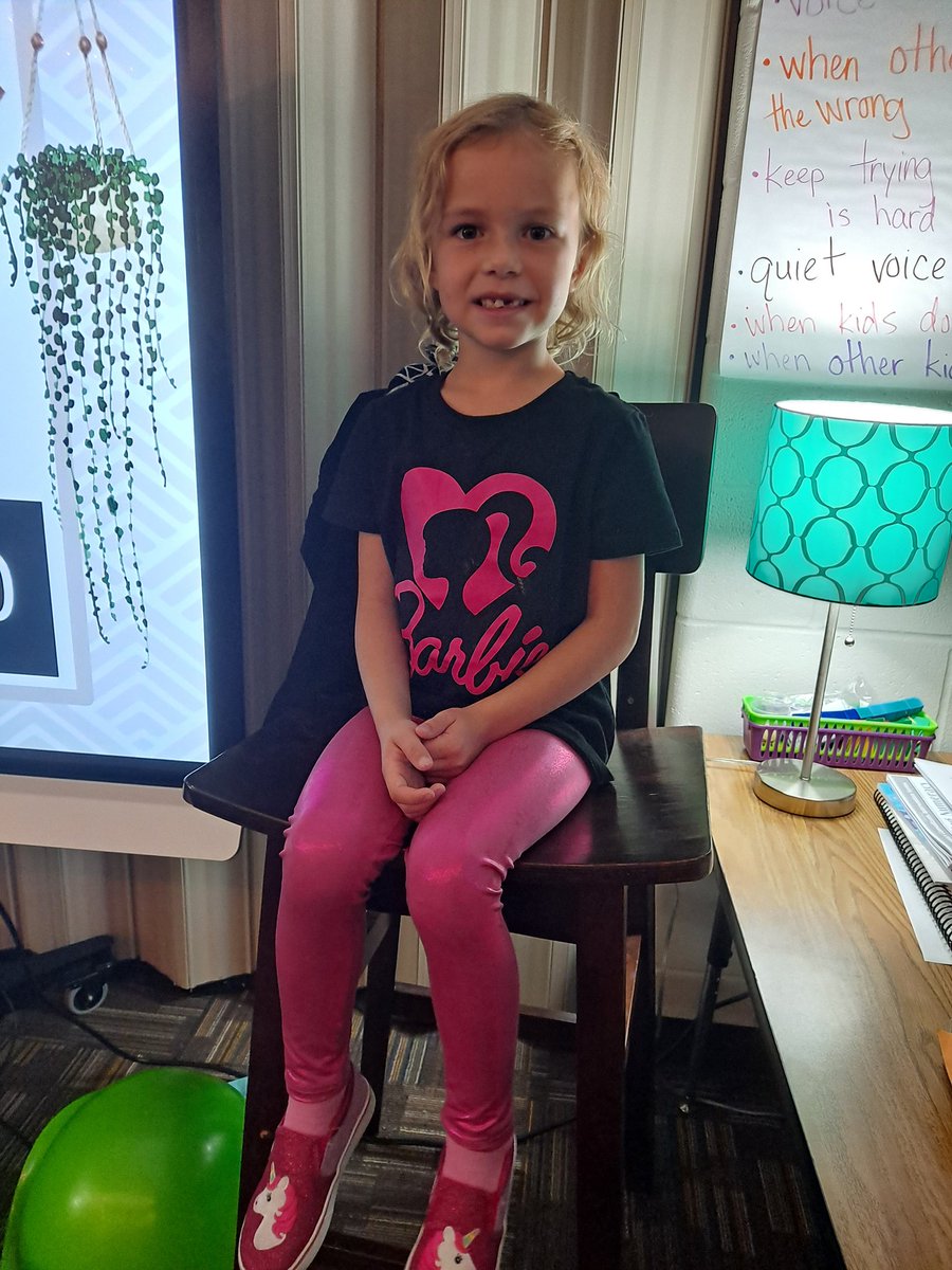 Last week's secret student...
1. Is energetic 
2. Loves gymnastics, crafts, and Barbies
3. Is the youngest in her family.
One bonus clue needed...Has a double letter. It's Scarlett!
