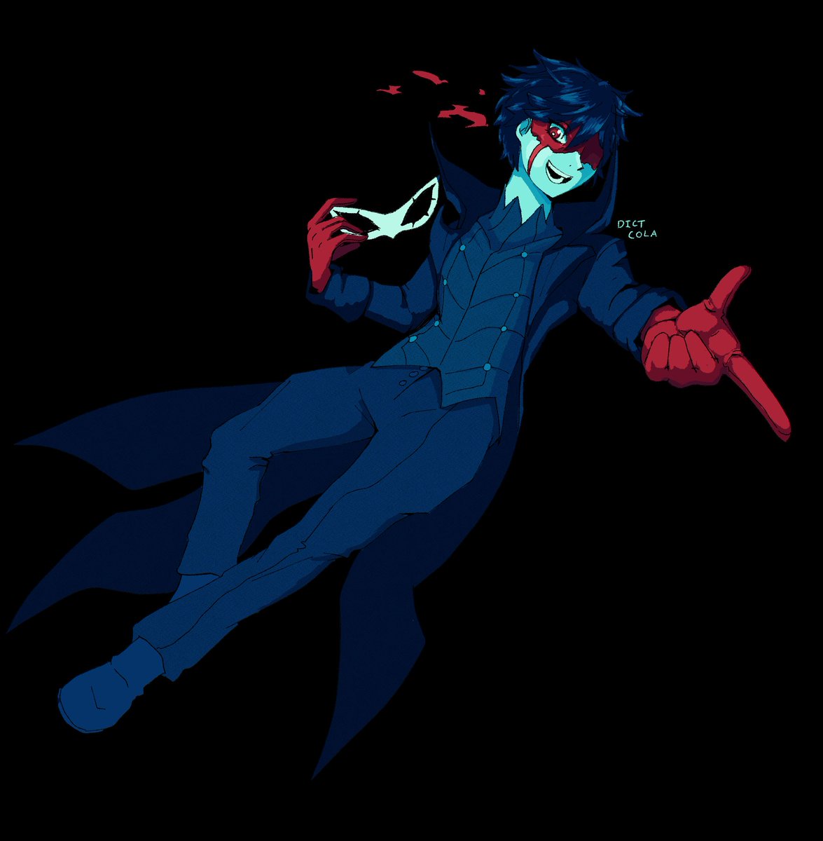 Back from art block after nearly a year. Here's an old drawing I made a while ago I never posted on here.

#joker #persona #Persona5