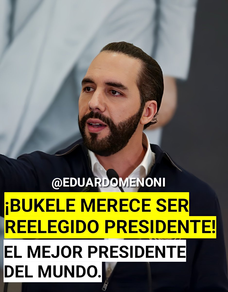 eduardomenoni's tweet photo. 🇸🇻| Nayib Bukele: “Que este sea un recordatorio para todos los funcionarios anteriores y actuales: todos los que hayan robado, estén robando o roben el dinero del pueblo, terminarán así, en la cárcel.” ⚠️ ¿Apoyas al Presidente Bukele de El Salvador? https://t.co/MHSq8wMmgE
