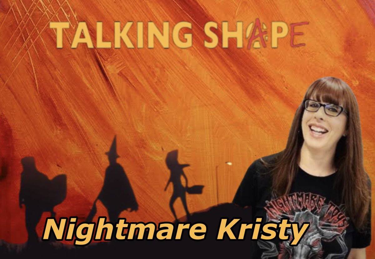 Talking_Shape's tweet photo. Friday 13th Special with @nightmarekristy talking all things Halloween &amp; Season of the Witch! 
Listen Now: https://t.co/sQUVzjaLJz

#TalkingShape 
#Friday13th https://t.co/GFhRCyLc9x