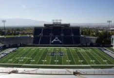 cfbcampustour's tweet photo. The transformation of the home side of Maverik Stadium by @USUFootball is among the best ever completed at a college football stadium 🤩 https://t.co/jDmlD2oWBU