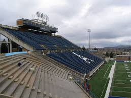 cfbcampustour's tweet photo. The transformation of the home side of Maverik Stadium by @USUFootball is among the best ever completed at a college football stadium 🤩 https://t.co/jDmlD2oWBU