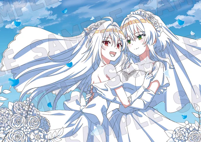 ✧₊#ひきこまり 吸血姫の悶々 Blu-ray 法人特典絵柄ラフ公開₊✧アニメイトの全巻購入特典はアニメ描き下ろしB2布ポスターコマリとヴィルのウエディング姿!可愛いが大渋滞ひきこまりinfo 