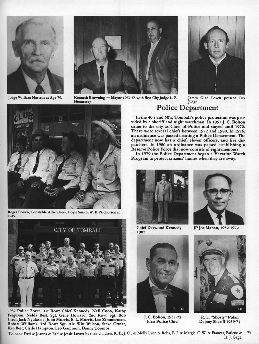 TPD_Det_Mag476's tweet photo. TPD Honor Guard attended the funeral service for Chief Derwood Kennedy who  served Tomball from 1980 until his retirement in 1990.  He played a huge role in laying the foundation of the Tomball Police Department and will always be remembered. @CityofTomball @tomballchamber https://t.co/7gQbc2kHPa