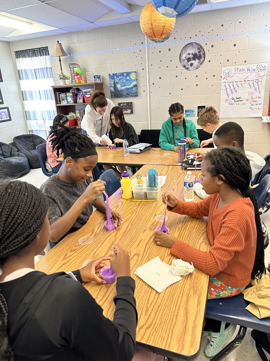 J68Janis's tweet photo. 5th grade “Back the Jack” winners! Doughnuts and slime party 🎉 thank you @NESBraves PTA! https://t.co/PvF8JA1UCD